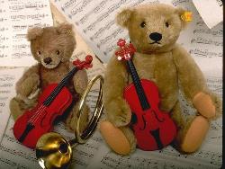 Teddy Bears with guitars